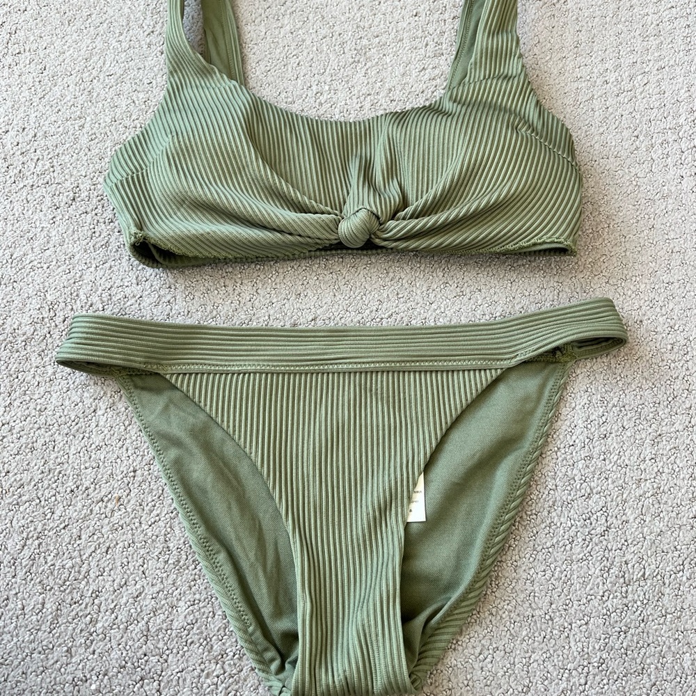 Hollister ribbed bikini